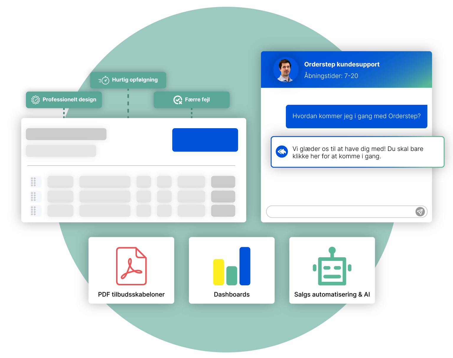 Orderstep Hero illustration